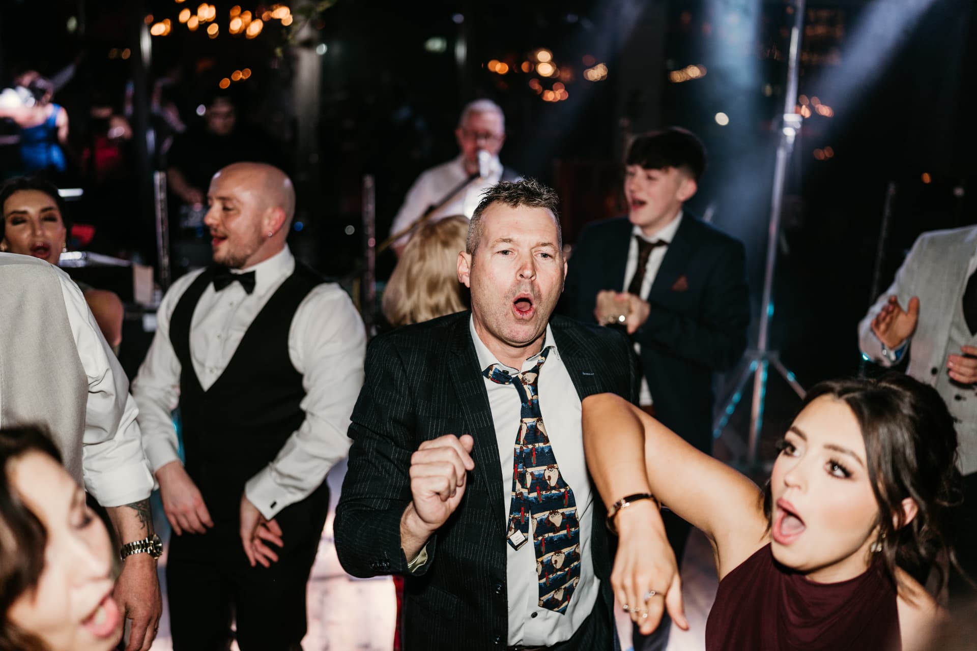 The dance floor in full swing at a Ballyness celebration