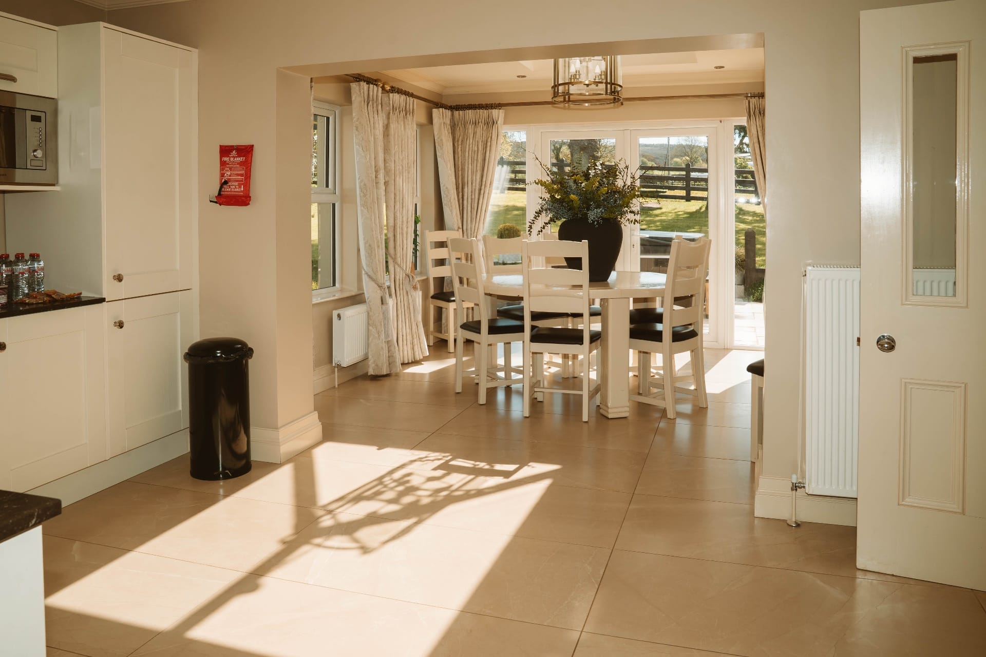 Farmhouse kitchen and dining area