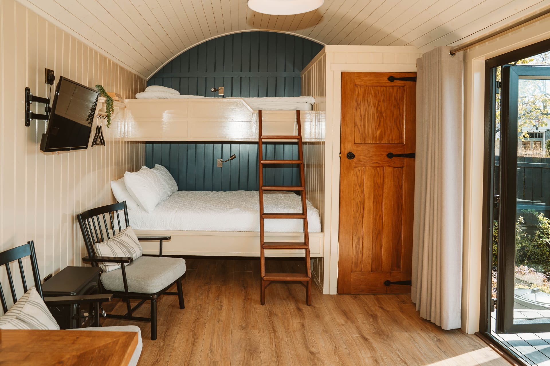 Shepherd's Hut interior